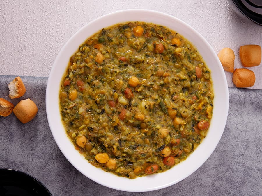 آش سبزی شیرازی