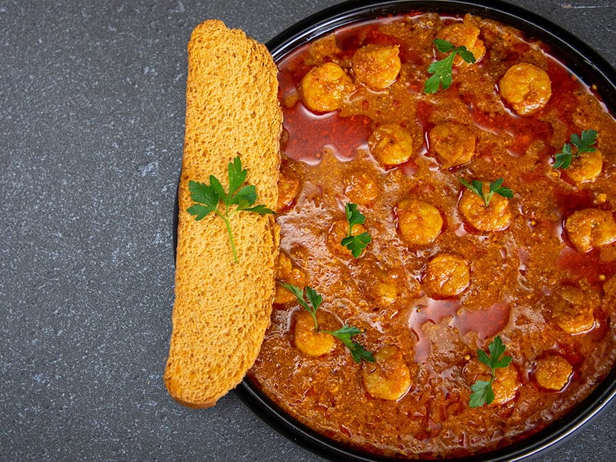 خورش کاری میگو